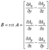 B = rot A