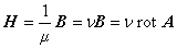 H =  rot A